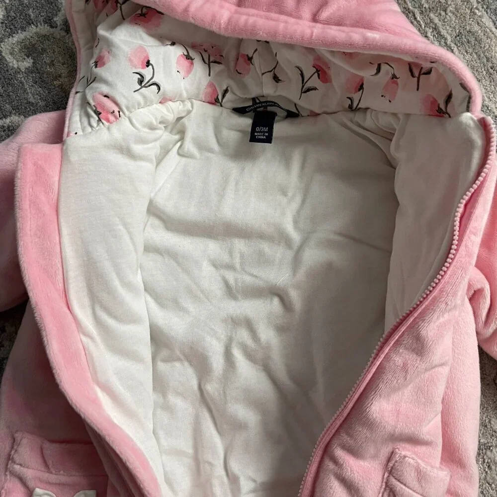 Calvin Klein Jeans Baby Girl Snowsuit NWT